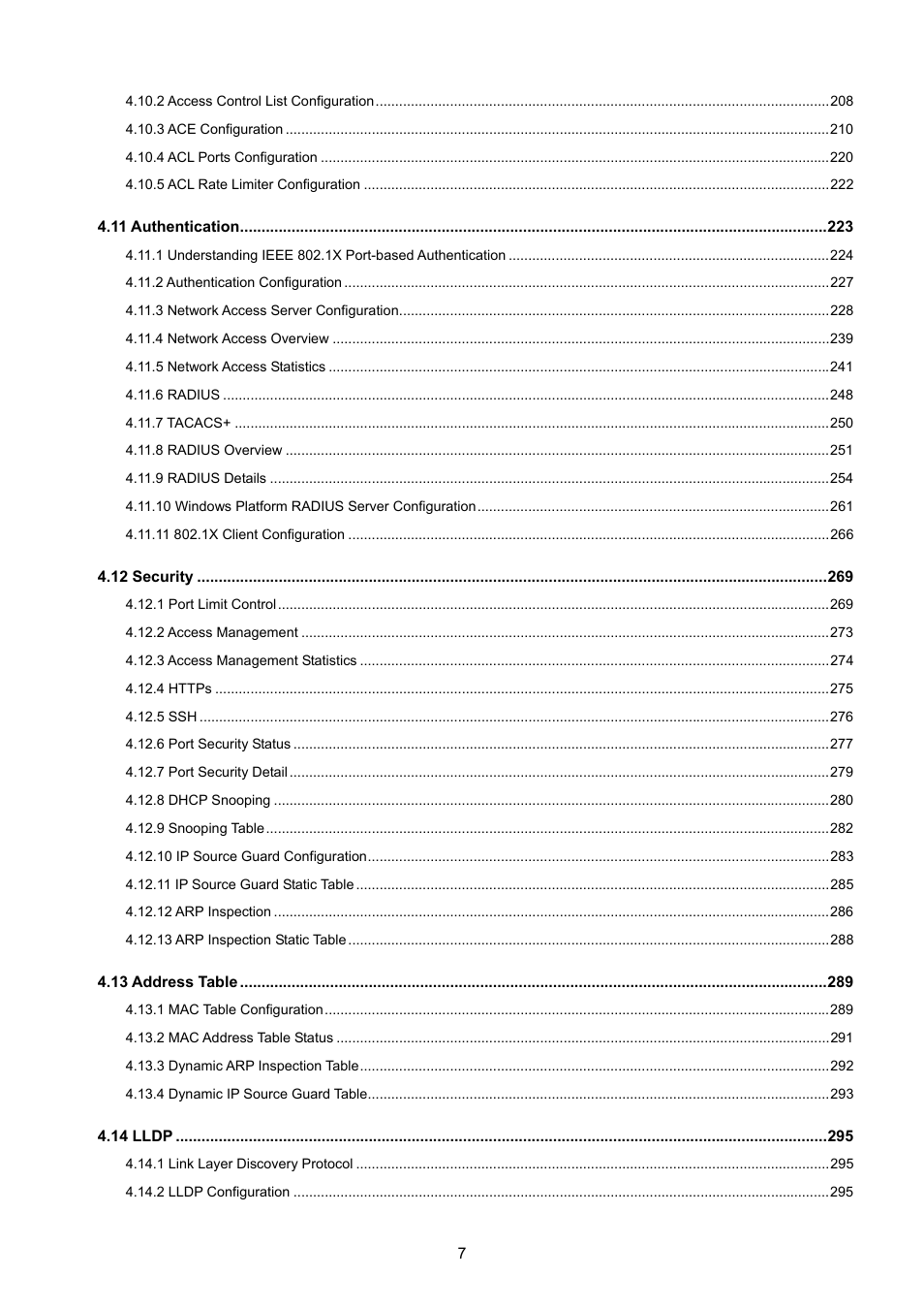PLANET WGSW-48040HP User Manual | Page 7 / 375