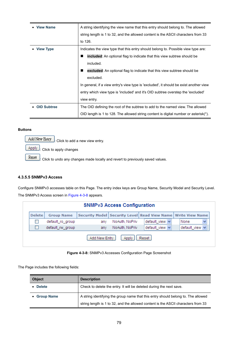 5 snmpv3 access | PLANET WGSW-48040HP User Manual | Page 79 / 375