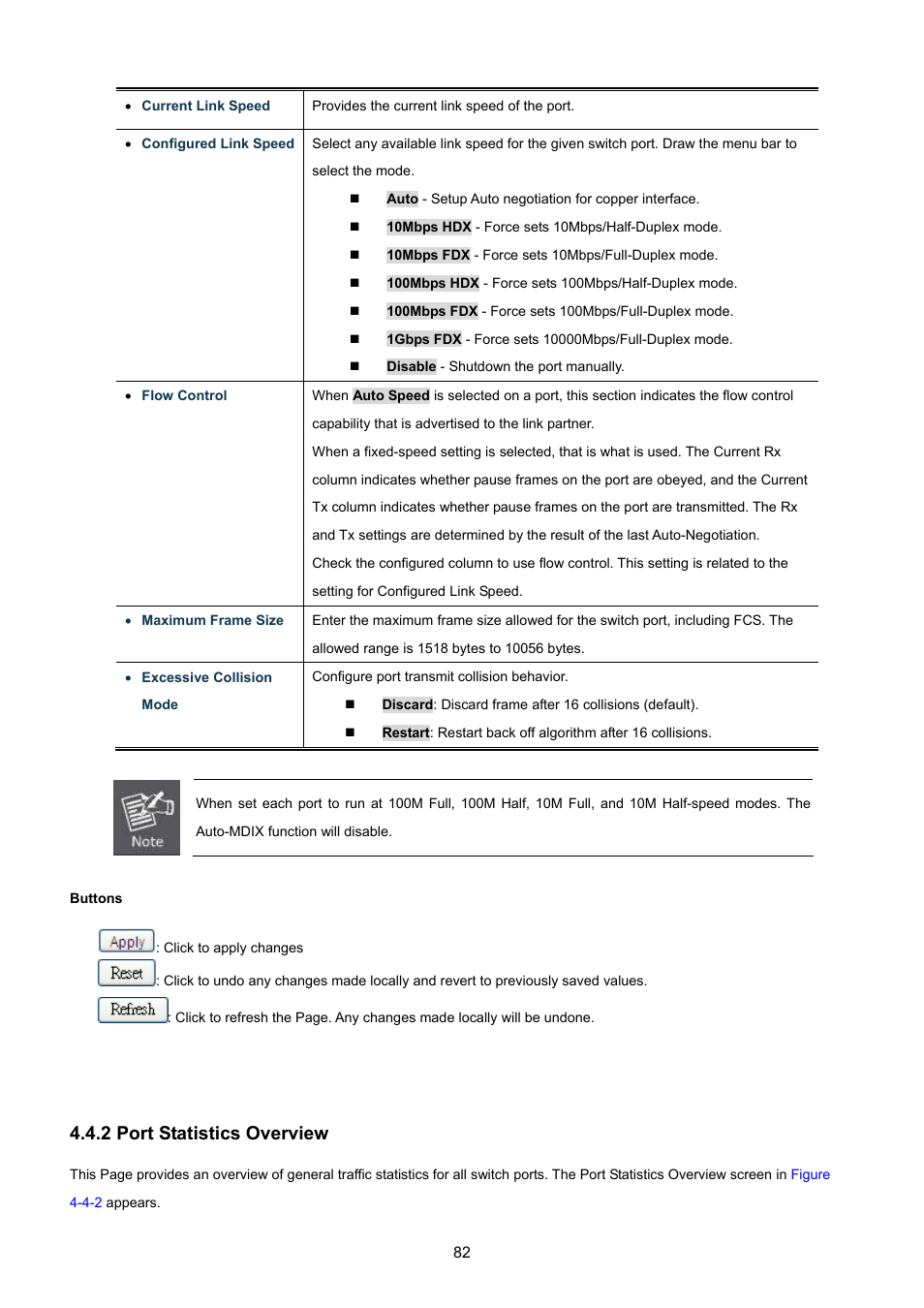 2 port statistics overview | PLANET WGSW-48040HP User Manual | Page 82 / 375