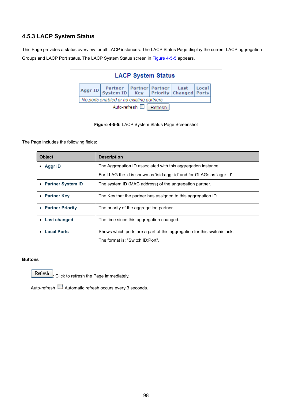 3 lacp system status | PLANET WGSW-48040HP User Manual | Page 98 / 375