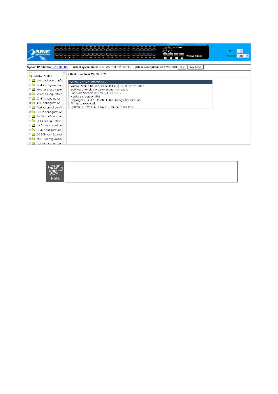 2 cli interface, Nterface | PLANET WGSW-50040 User Manual | Page 33 / 267