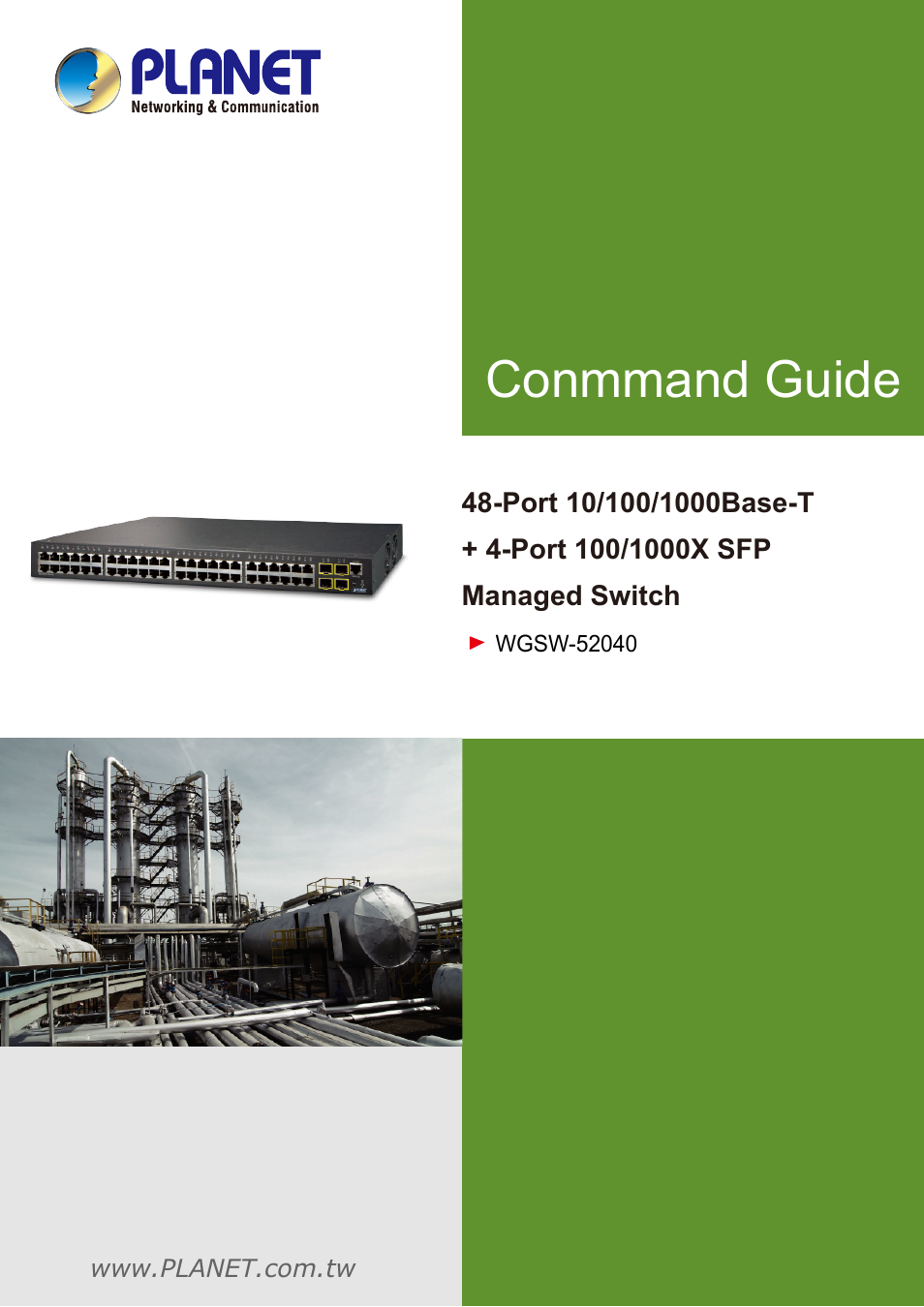 PLANET WGSW-52040 User Manual | 876 pages