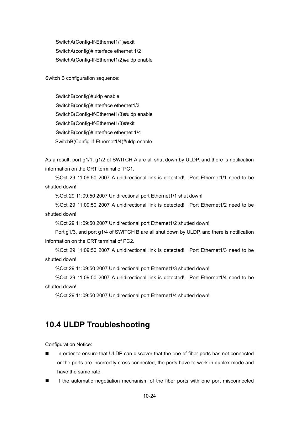 4 uldp troubleshooting, Uldp, Roubleshooting | PLANET WGSW-52040 User Manual | Page 102 / 505