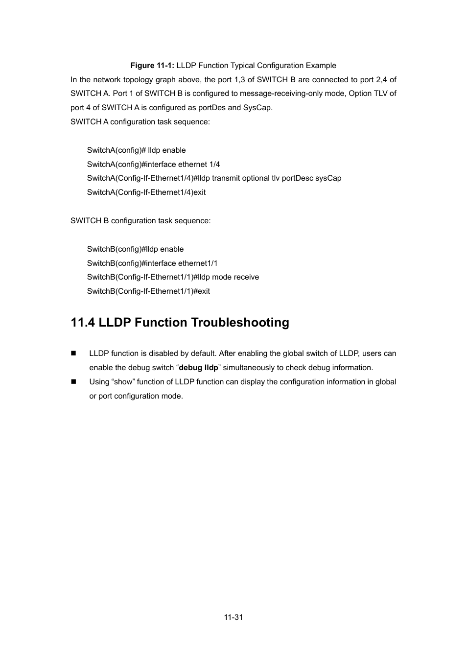 4 lldp function troubleshooting, Lldp, Unction | Roubleshooting | PLANET WGSW-52040 User Manual | Page 109 / 505