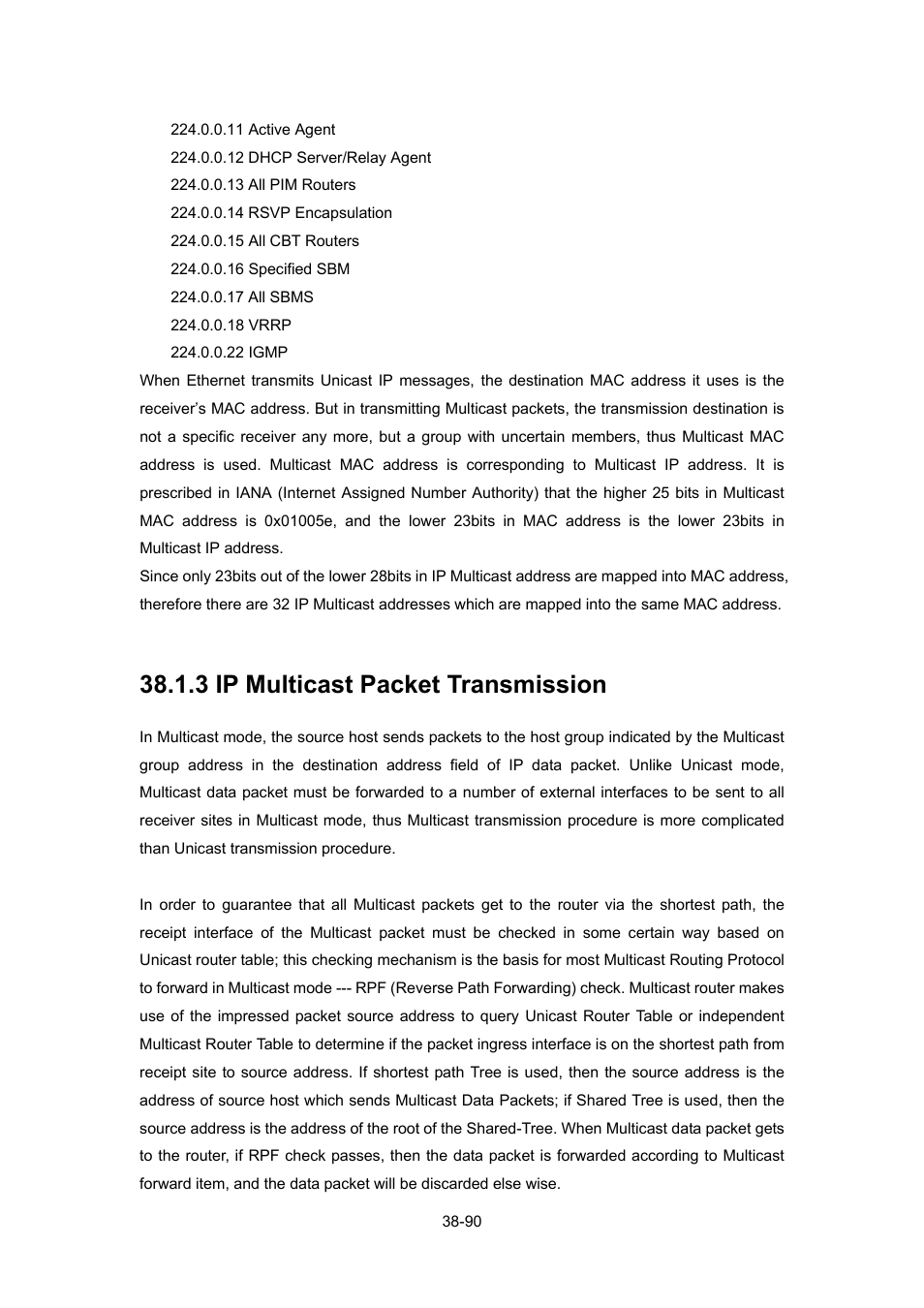 3 ip multicast packet transmission, 3 ip multicast packet transmission -90 | PLANET WGSW-52040 User Manual | Page 311 / 505