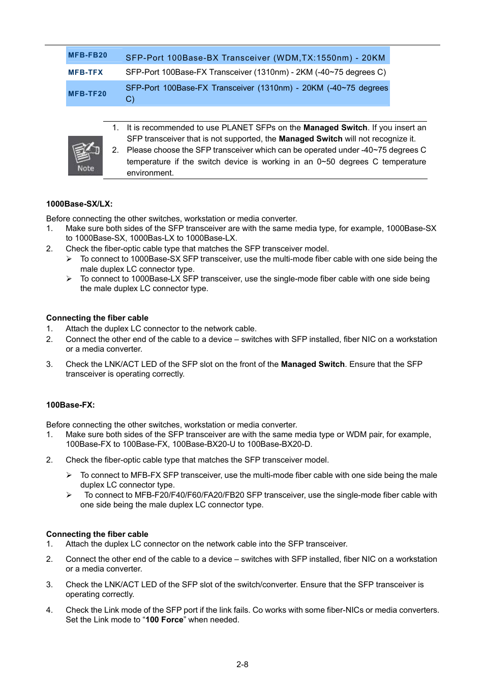 PLANET WGSW-52040 User Manual | Page 32 / 505