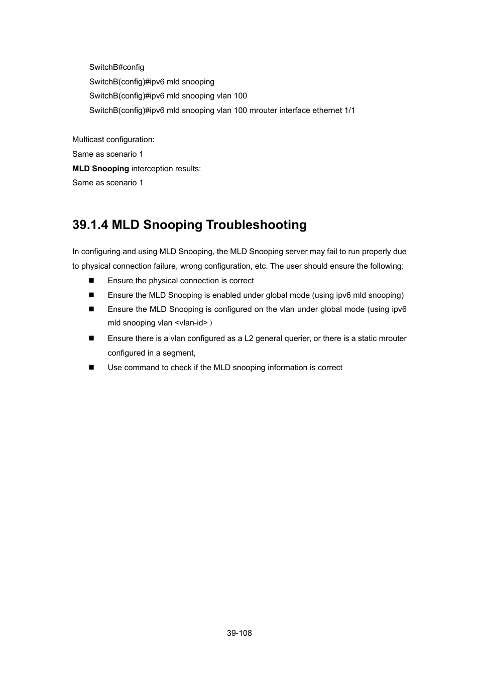 4 mld snooping troubleshooting, 4 mld snooping troubleshooting -108 | PLANET WGSW-52040 User Manual | Page 329 / 505