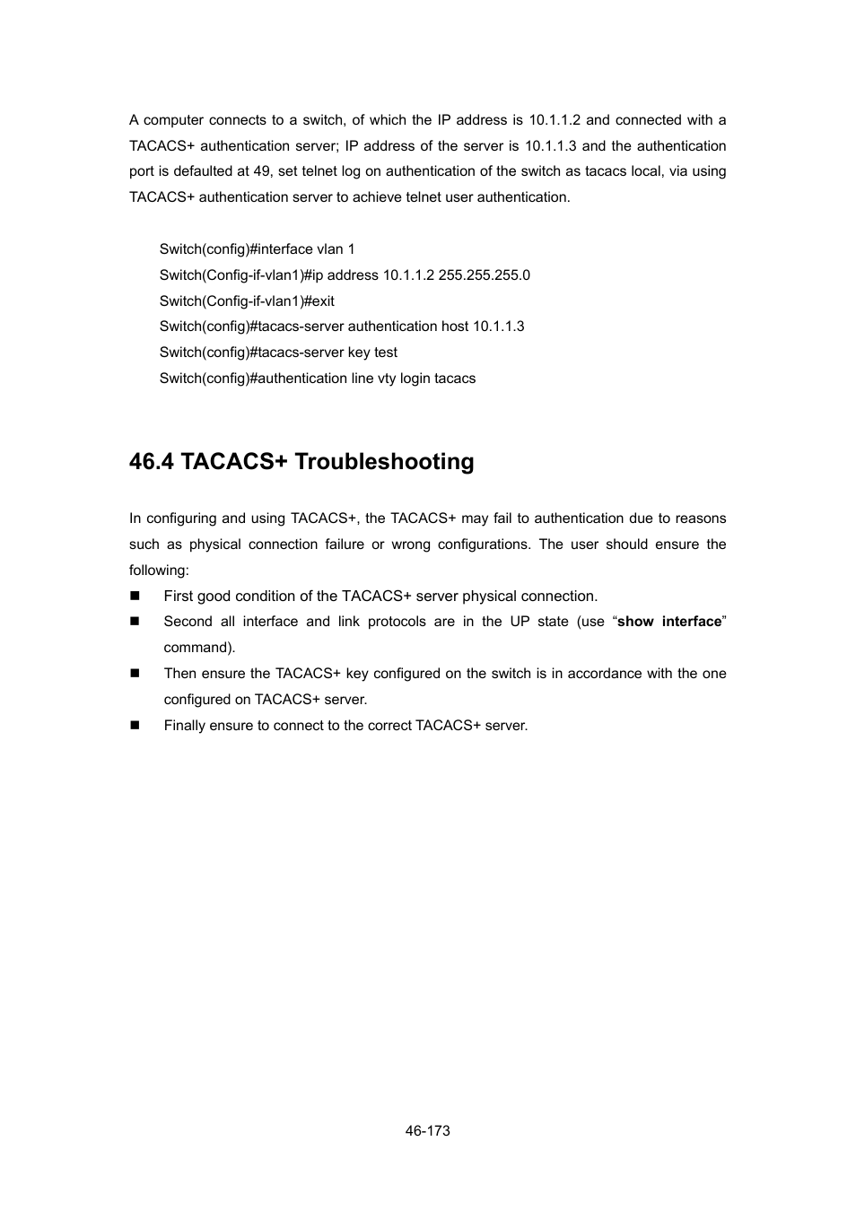 4 tacacs+ troubleshooting, Tacacs, Roubleshooting | PLANET WGSW-52040 User Manual | Page 394 / 505