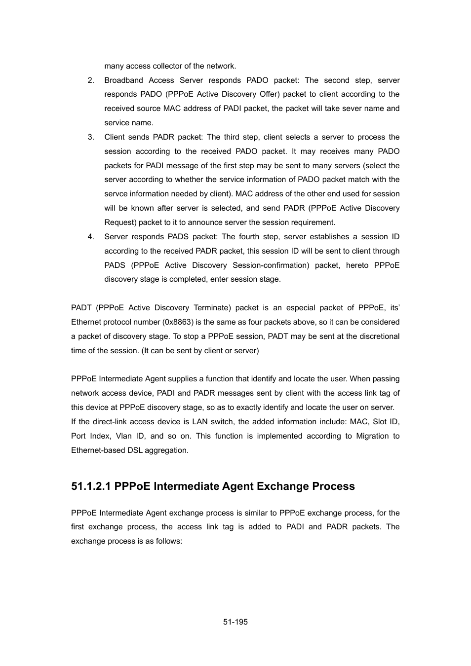 1 pppoe intermediate agent exchange process | PLANET WGSW-52040 User Manual | Page 416 / 505