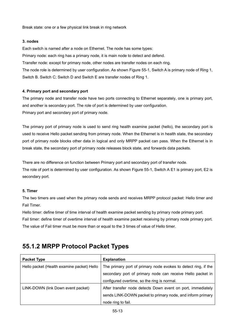 2 mrpp protocol packet types, 2 mrpp protocol packet types -13 | PLANET WGSW-52040 User Manual | Page 442 / 505