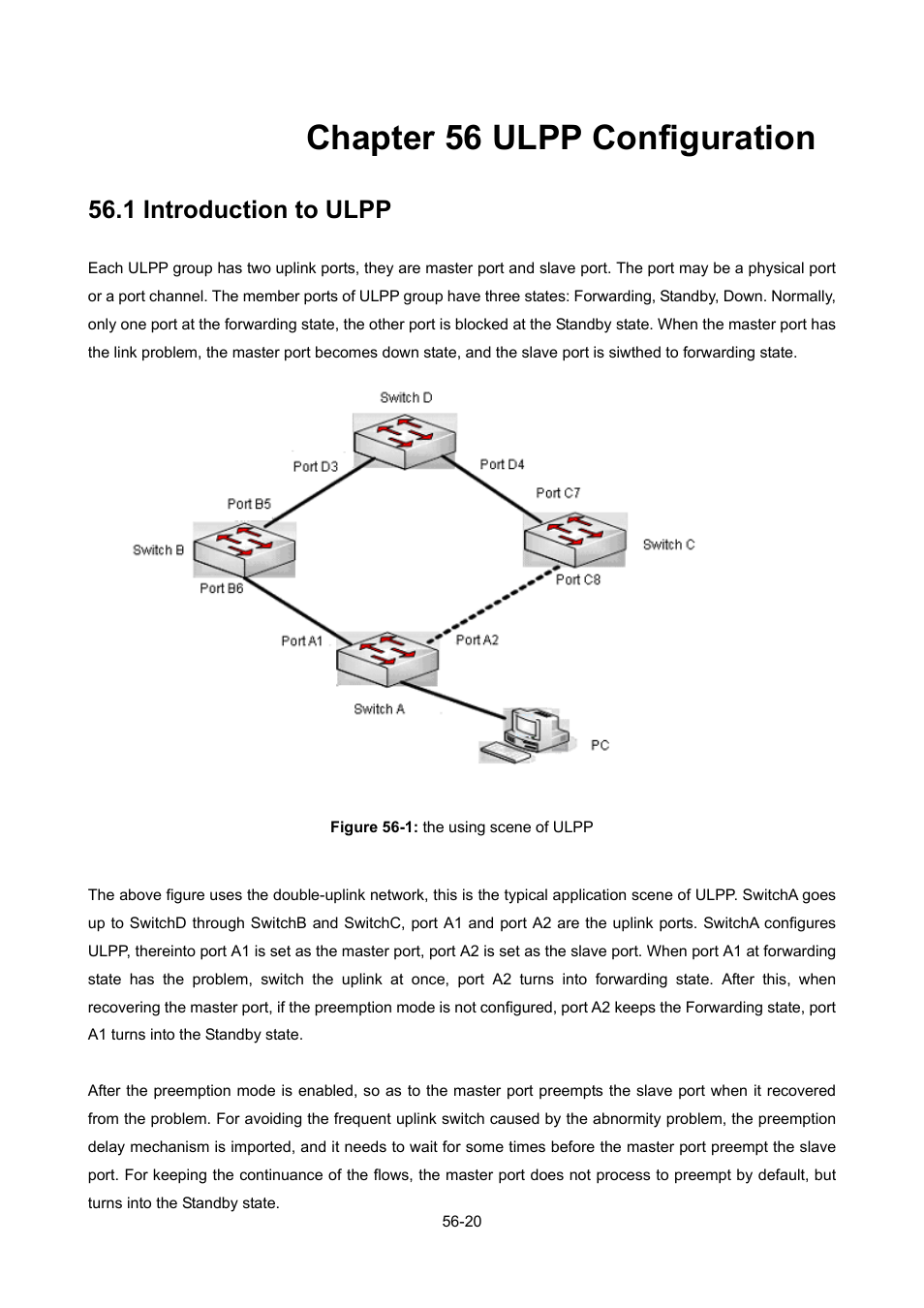 Chapter 56 ulpp configuration, 1 introduction to ulpp, Chapter 56 ulpp configuration -20 | Ntroduction to, Ulpp -20 | PLANET WGSW-52040 User Manual | Page 449 / 505