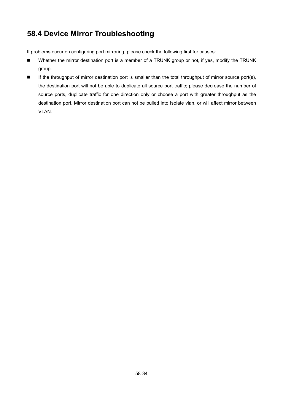 4 device mirror troubleshooting, Evice, Irror | Roubleshooting | PLANET WGSW-52040 User Manual | Page 463 / 505