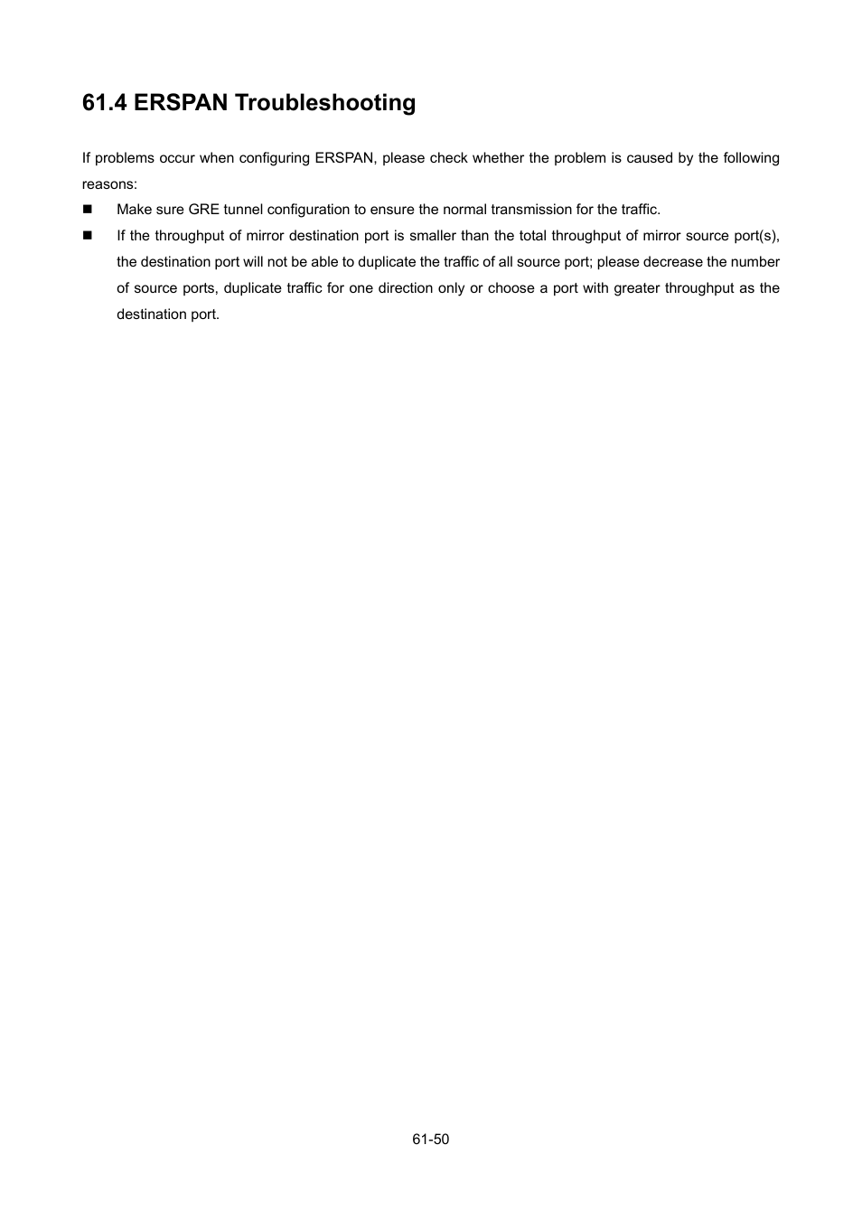 4 erspan troubleshooting, Erspan, Roubleshooting | PLANET WGSW-52040 User Manual | Page 479 / 505