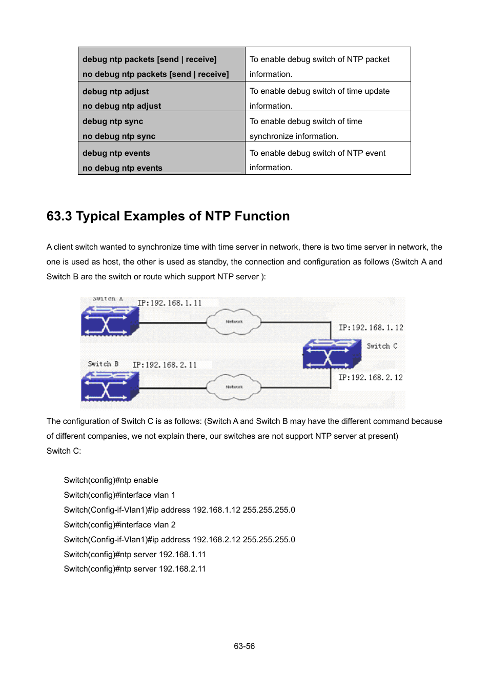 3 typical examples of ntp function, Ypical, Xamples of | Unction | PLANET WGSW-52040 User Manual | Page 485 / 505