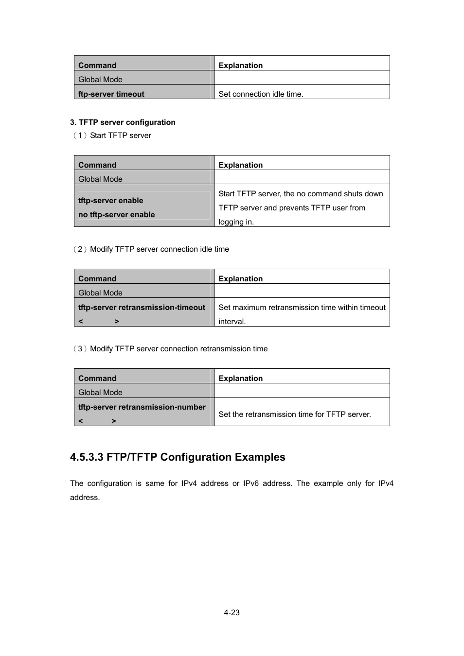 3 ftp/tftp configuration examples | PLANET WGSW-52040 User Manual | Page 70 / 505