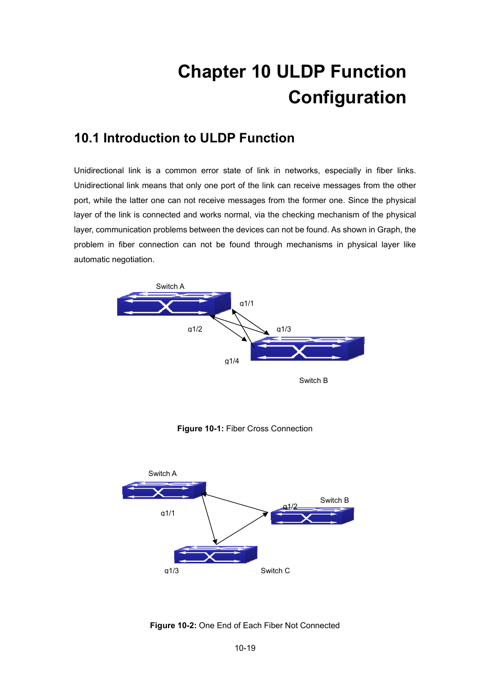 Chapter 10 uldp function configuration, 1 introduction to uldp function, Chapter 10 uldp function configuration -19 | Ntroduction to, Uldp, Unction | PLANET WGSW-52040 User Manual | Page 97 / 505