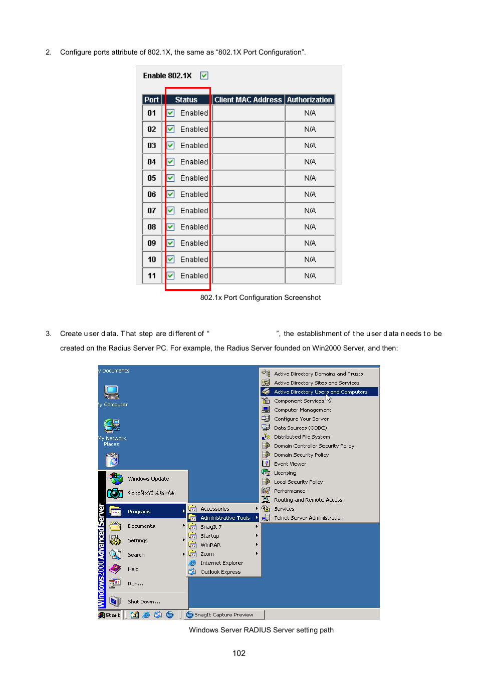 PLANET WGSW-5242 User Manual | Page 102 / 286