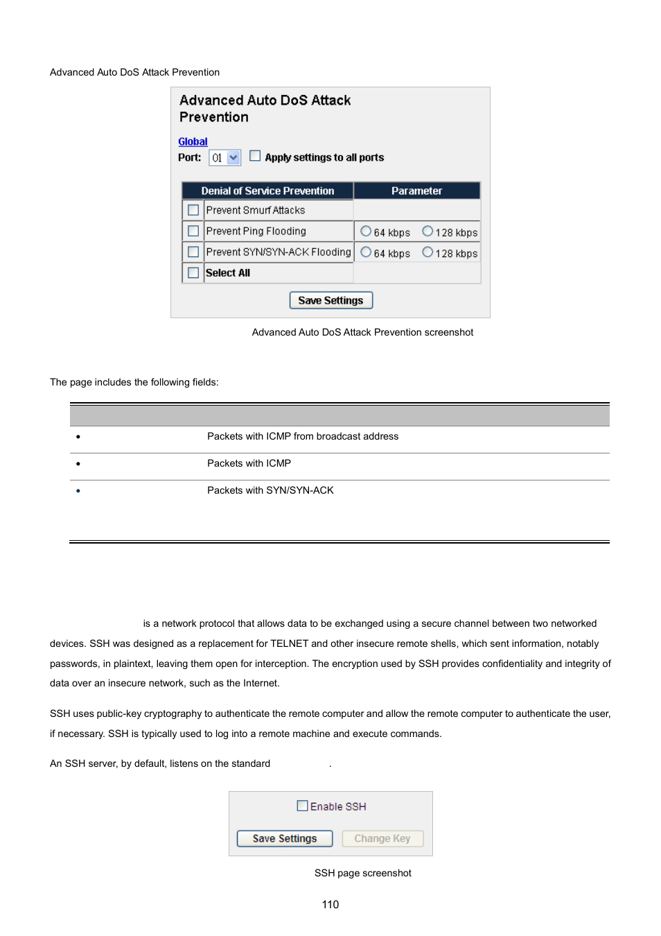 9 ssh | PLANET WGSW-5242 User Manual | Page 110 / 286