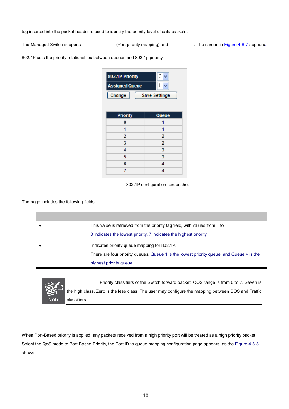 5 port-based qos | PLANET WGSW-5242 User Manual | Page 118 / 286