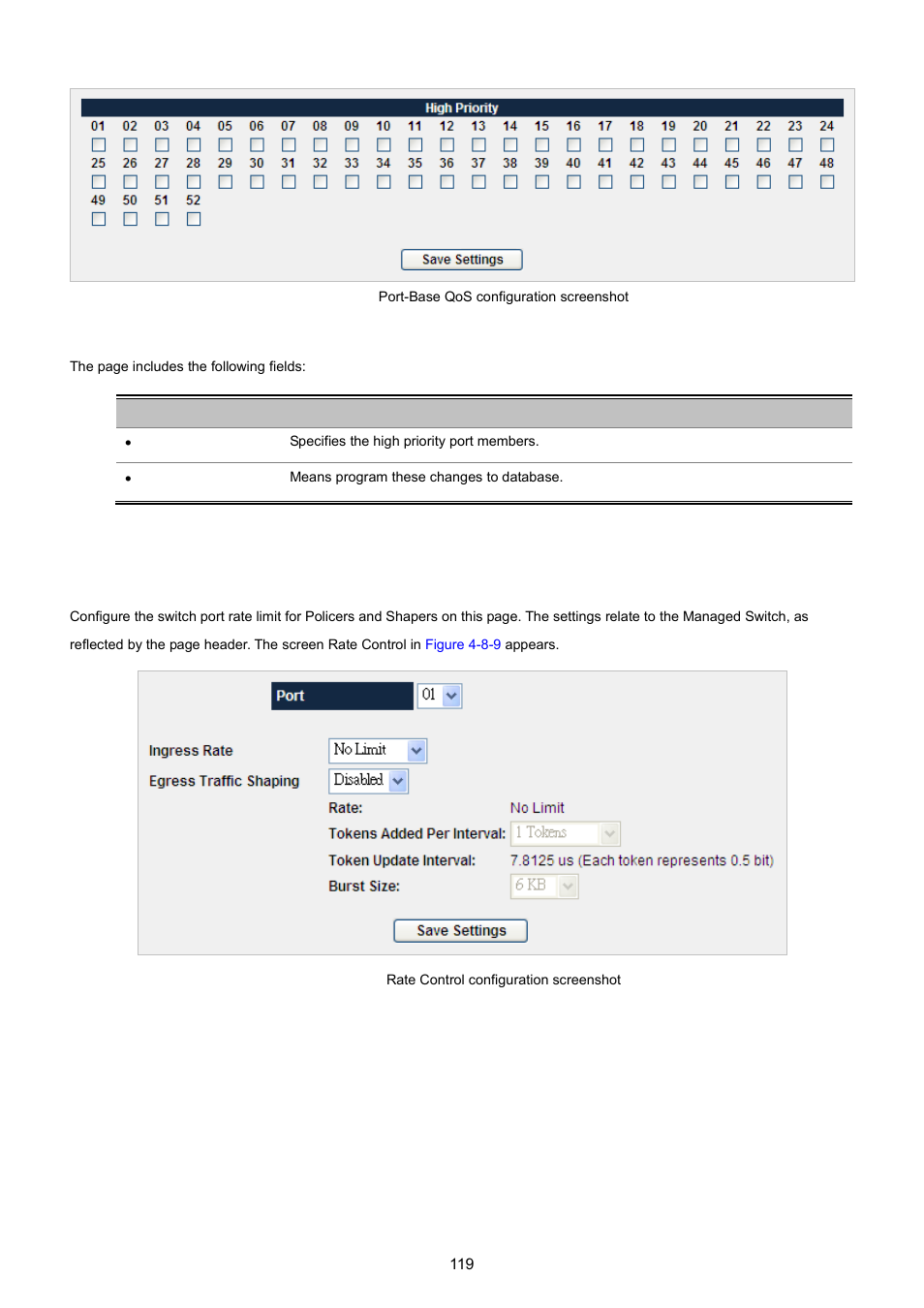 6 rate control | PLANET WGSW-5242 User Manual | Page 119 / 286