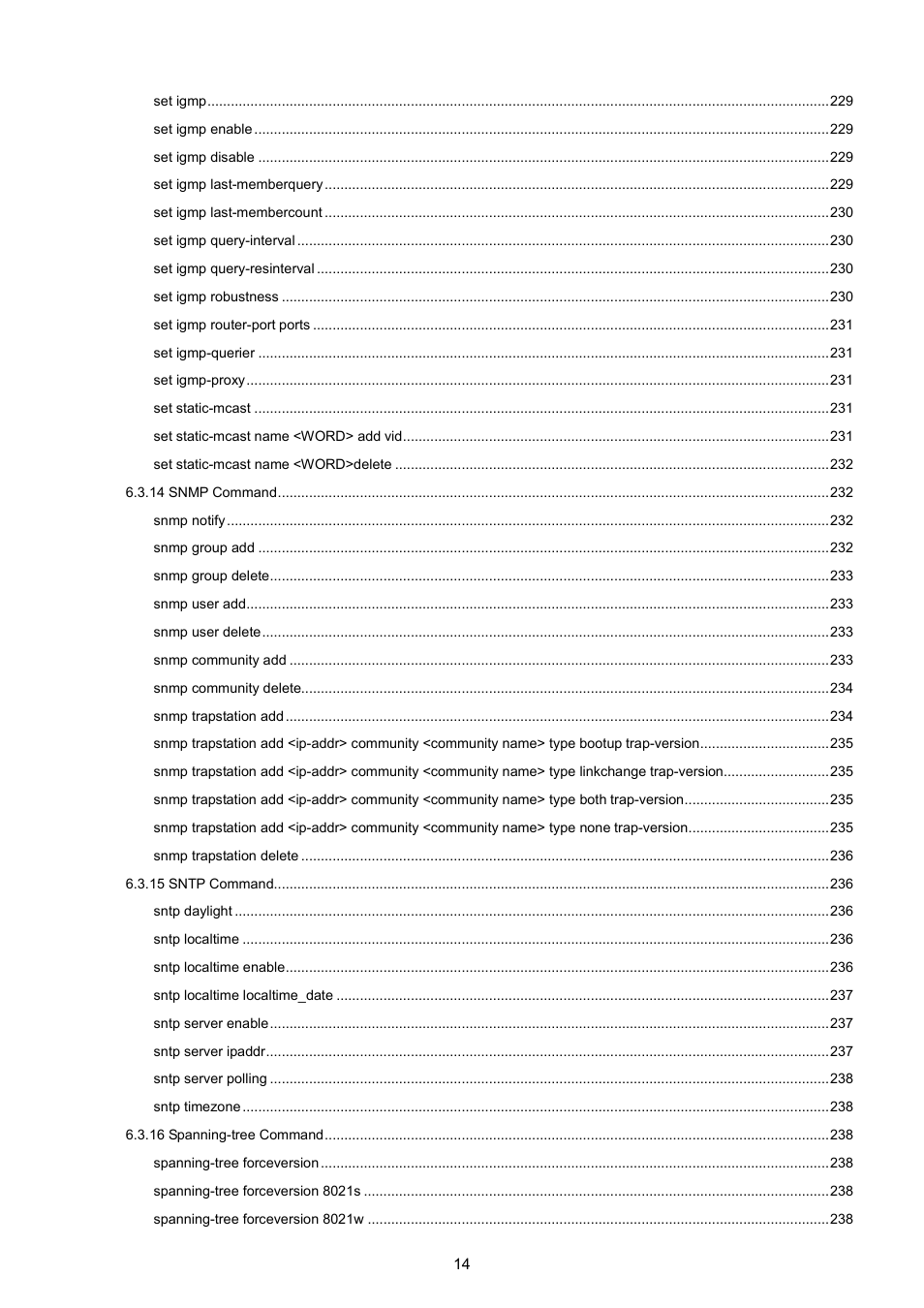PLANET WGSW-5242 User Manual | Page 14 / 286