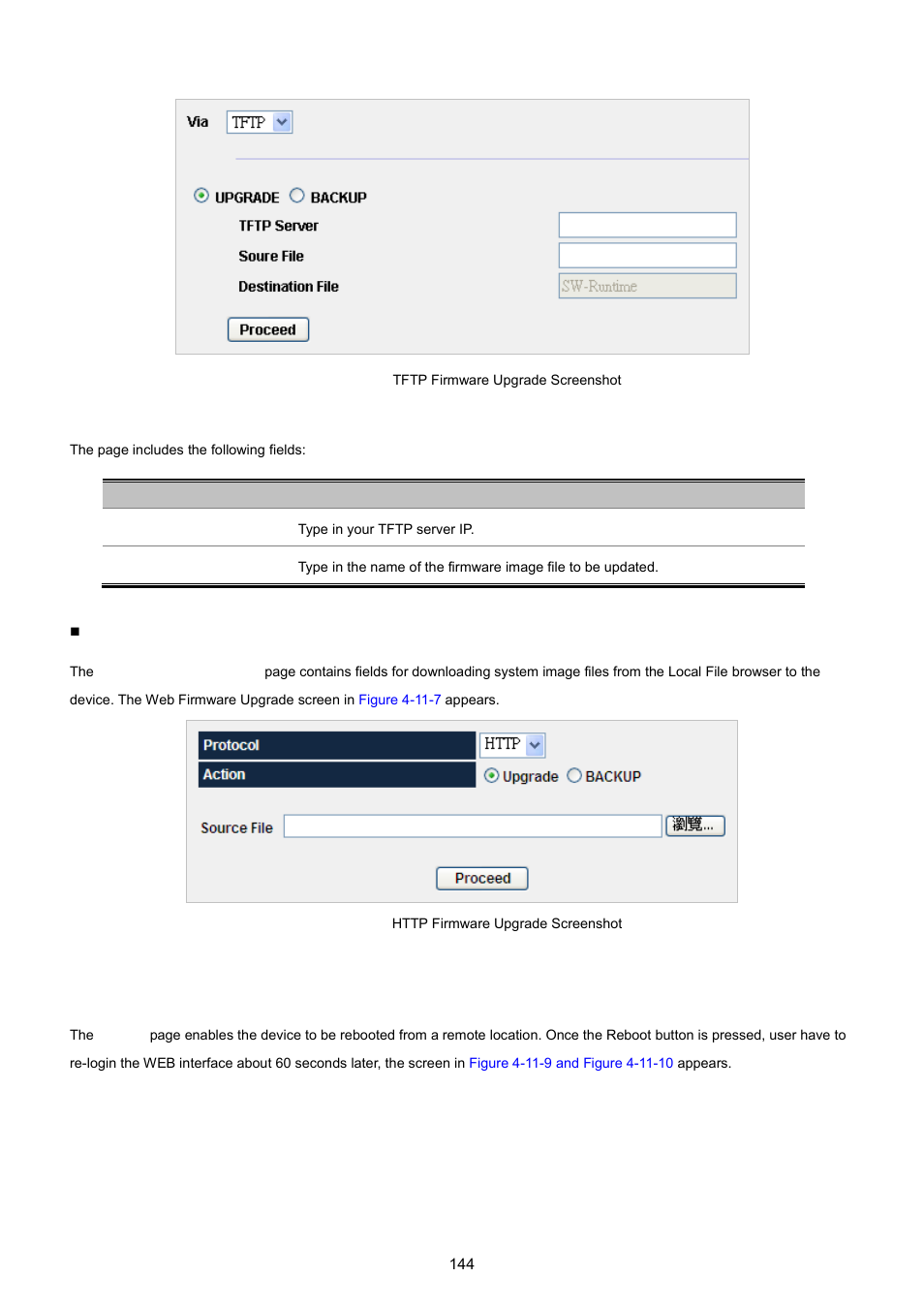 7 reboot | PLANET WGSW-5242 User Manual | Page 144 / 286