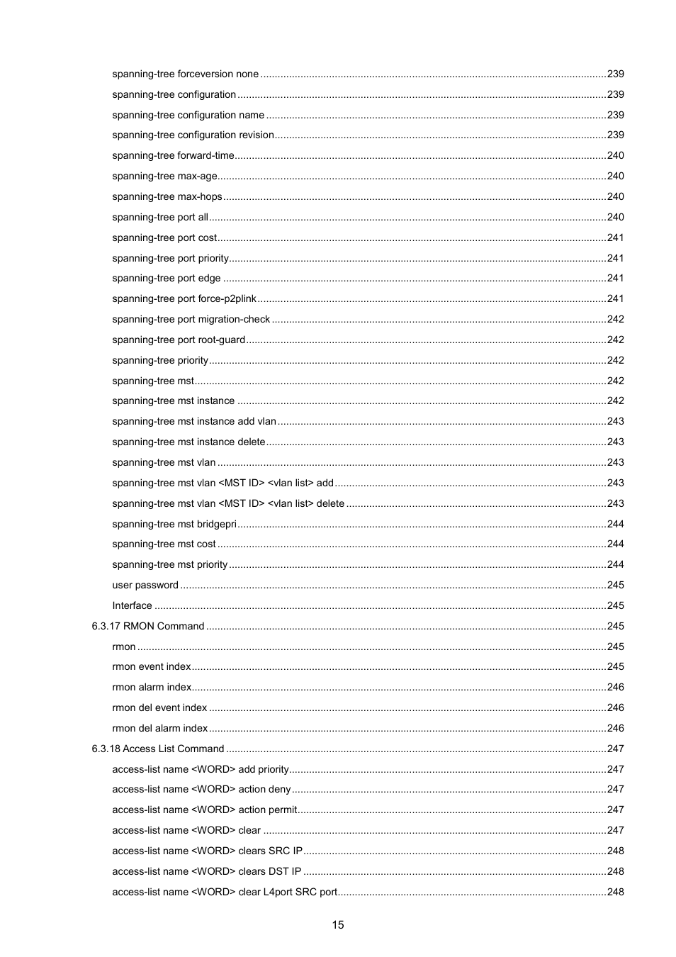 PLANET WGSW-5242 User Manual | Page 15 / 286