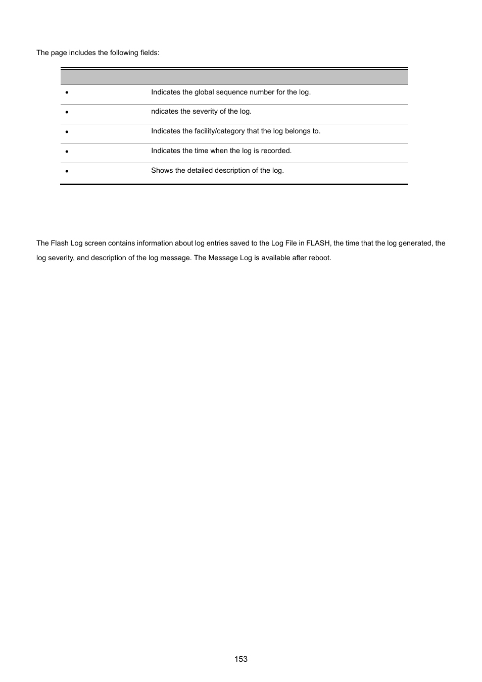 12 flash logs | PLANET WGSW-5242 User Manual | Page 153 / 286