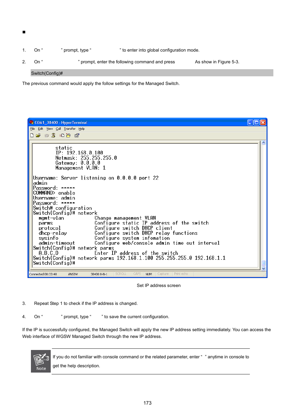 PLANET WGSW-5242 User Manual | Page 173 / 286