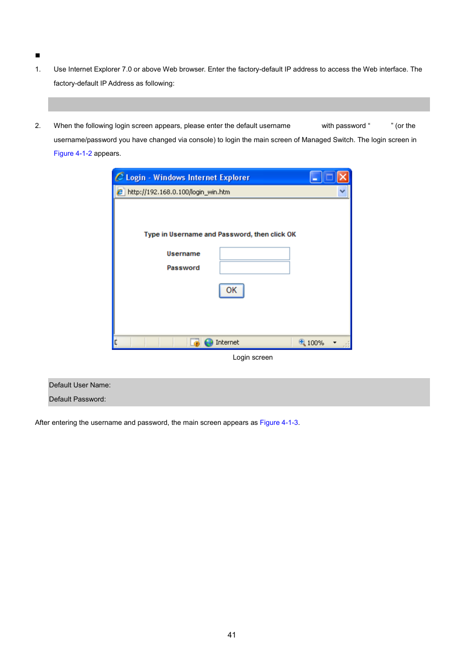 PLANET WGSW-5242 User Manual | Page 41 / 286