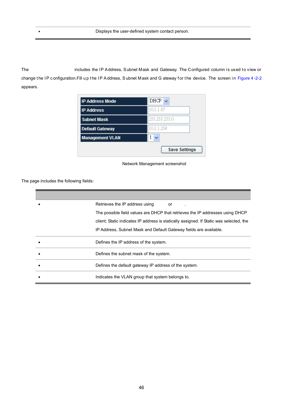 2 network management | PLANET WGSW-5242 User Manual | Page 46 / 286