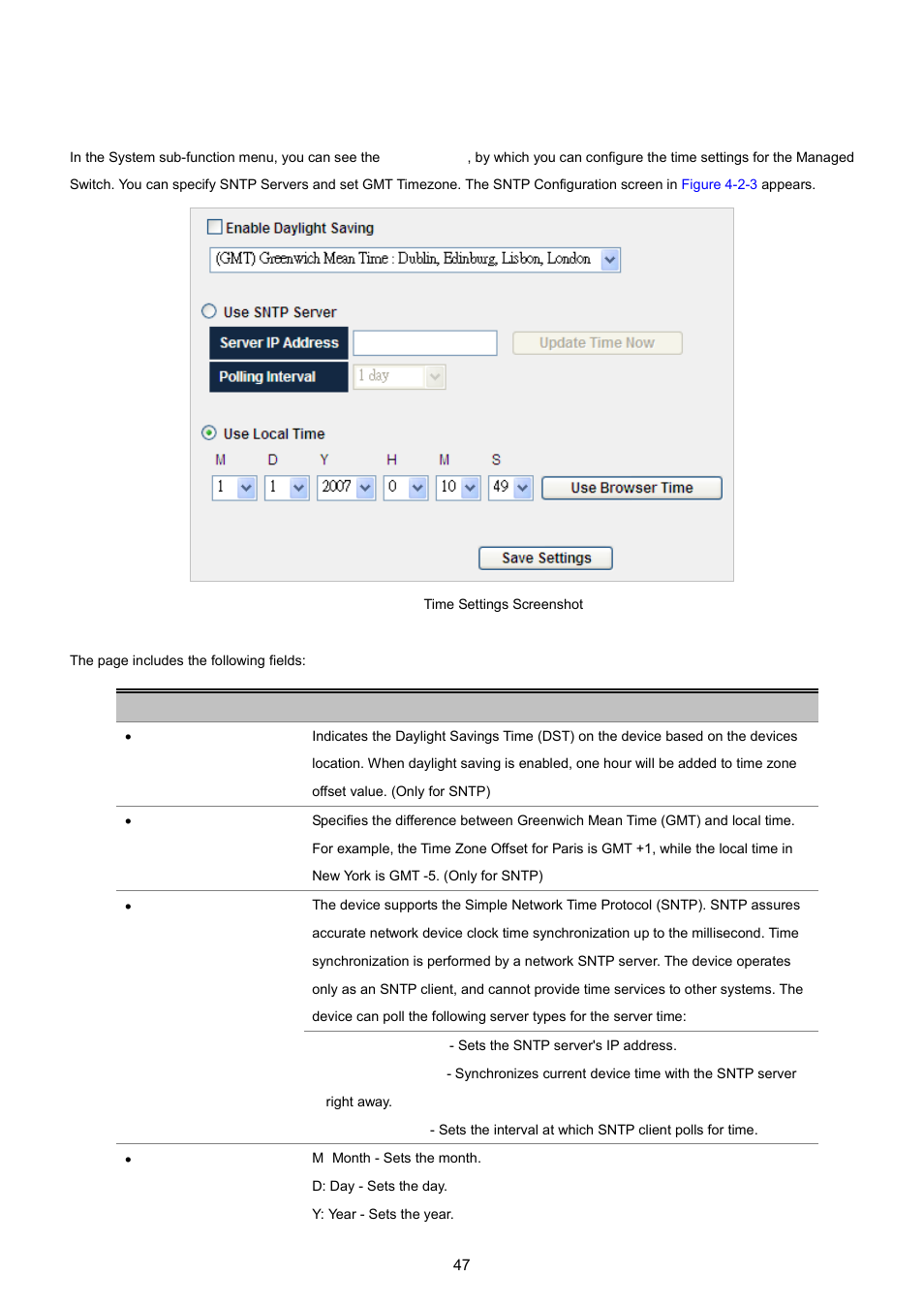 3 time setting | PLANET WGSW-5242 User Manual | Page 47 / 286