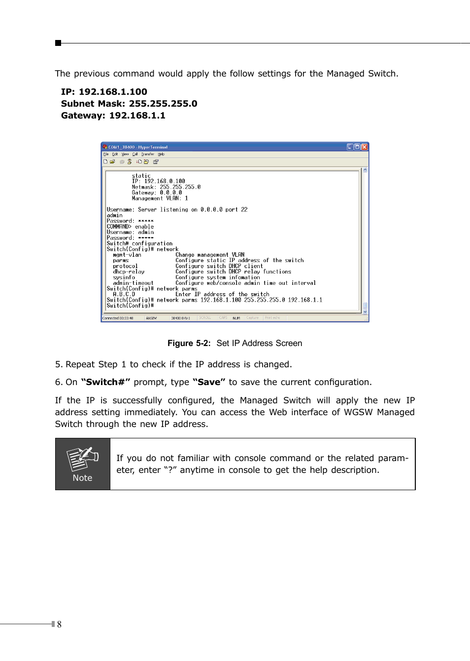 PLANET WGSW-5242 User Manual | Page 8 / 12