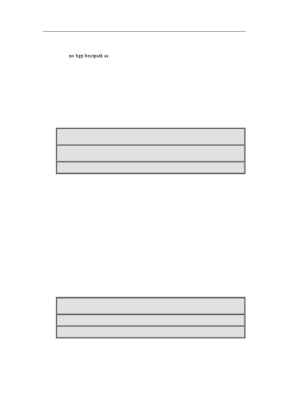 7 bgp bestpath as-path ignore, 8 bgp bestpath compare-confed-aspath, Bgp bestpath as | Path ignore, Bgp bestpath compare, Confed, Aspath | PLANET XGS3-24040 User Manual | Page 516 / 869