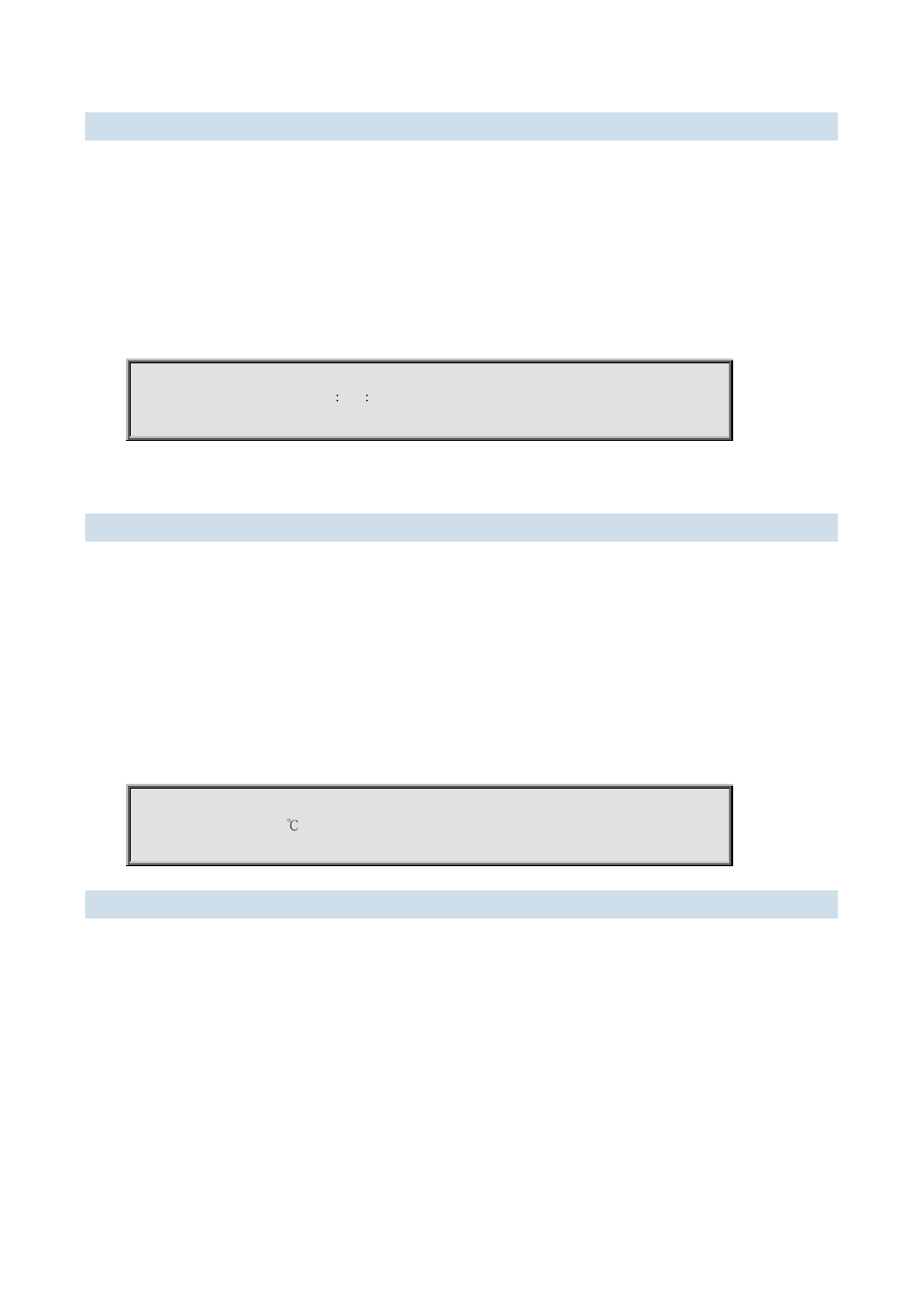 27 show clock, 28 show temperature, 29 show tech-support | PLANET XGS3-24040 User Manual | Page 54 / 869