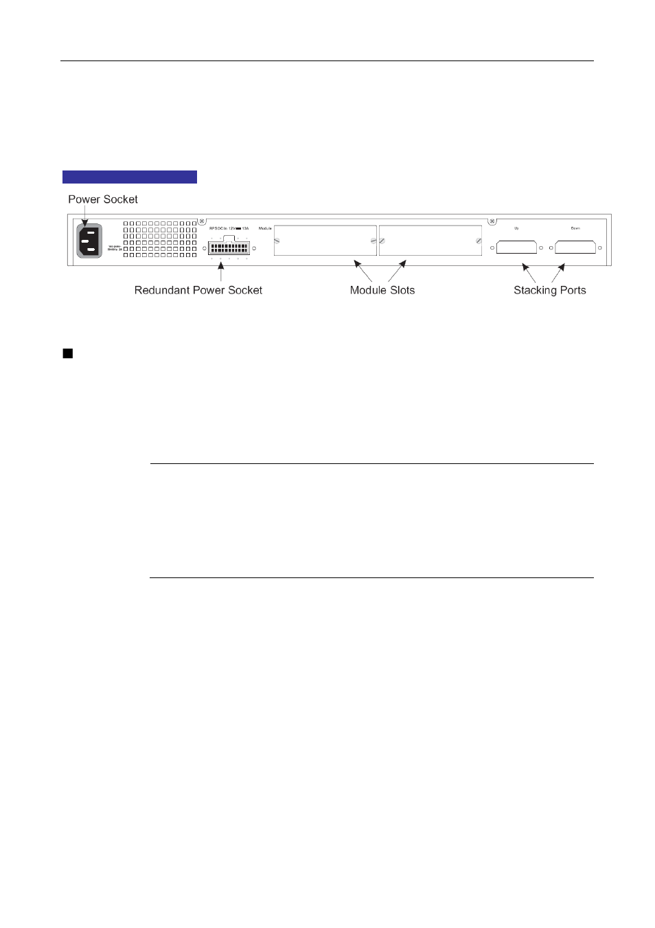 3 switch rear panel | PLANET XGS3-24040 User Manual | Page 29 / 582