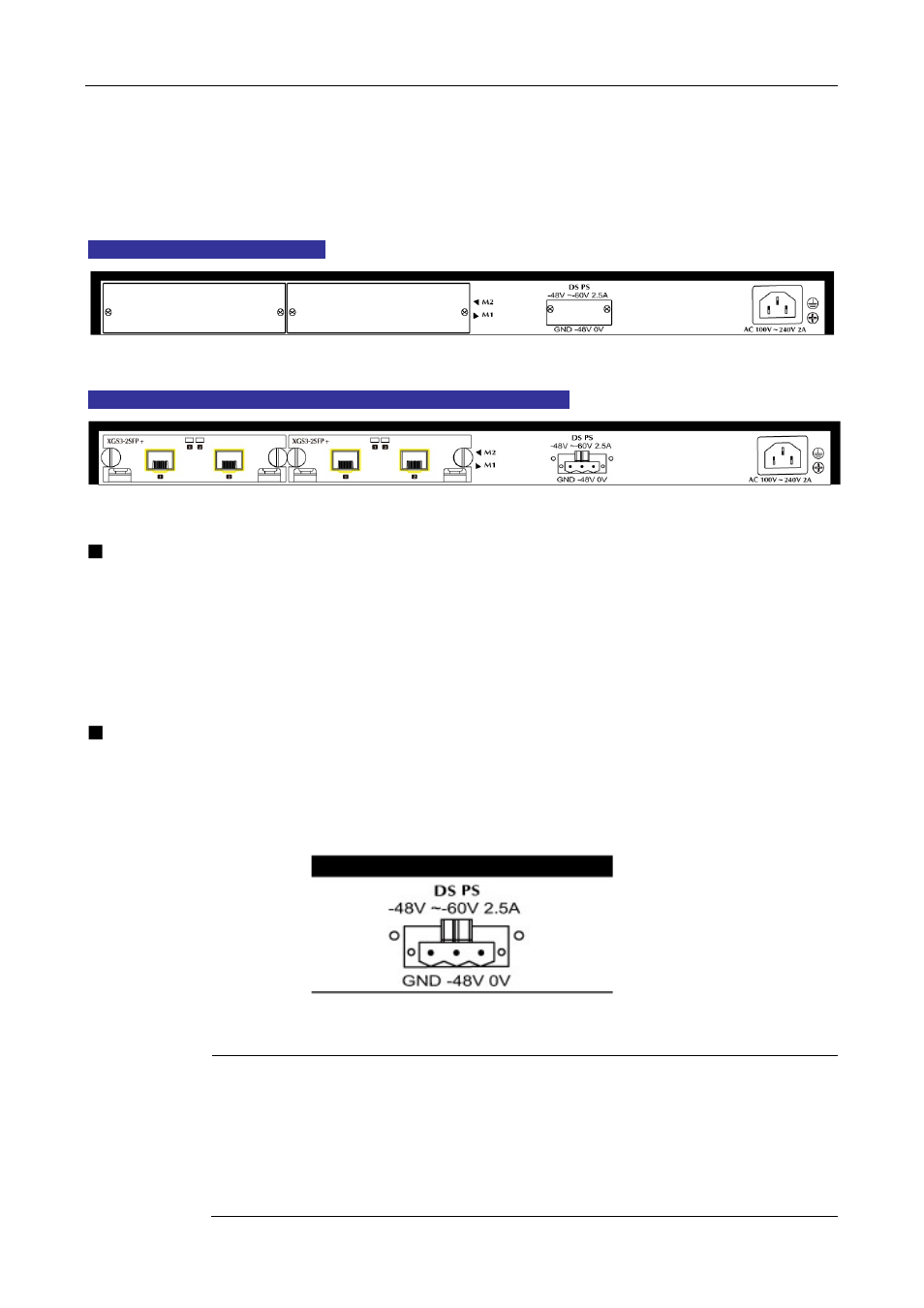 3 switch rear panel, 3 switch rear panel -5 | PLANET XGS3-24042 User Manual | Page 34 / 721