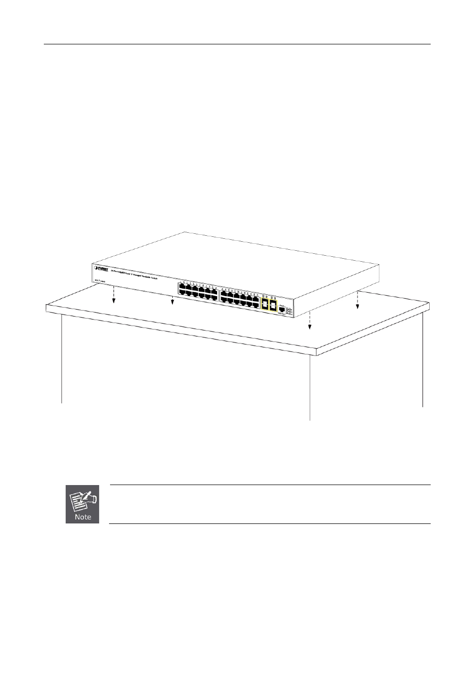 2 install the switch, 1 desktop installation, Nstall the | Witch, 1 desktop installation -6 | PLANET XGS3-24042 User Manual | Page 35 / 721