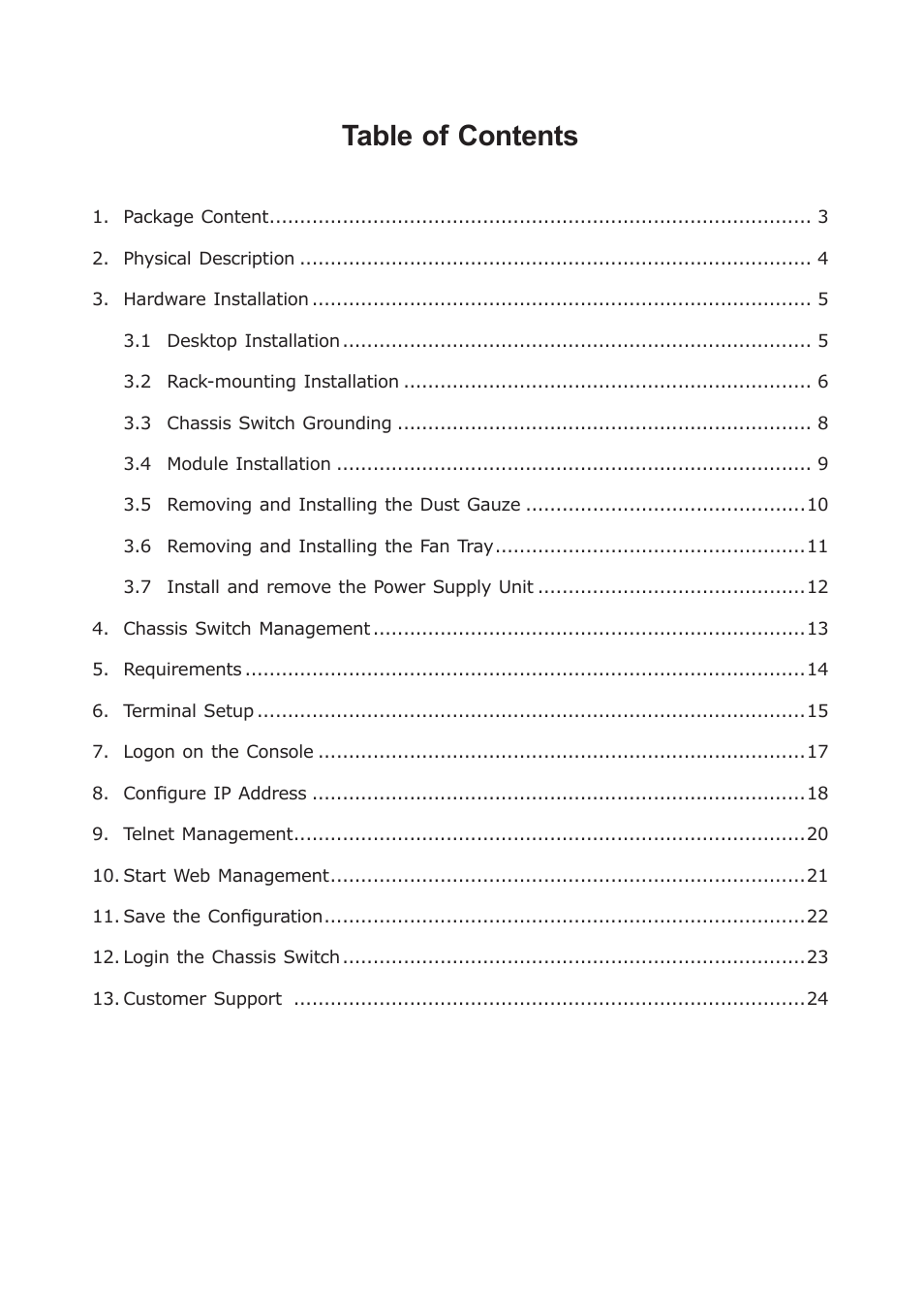 PLANET XGS3-42000R User Manual | Page 2 / 24