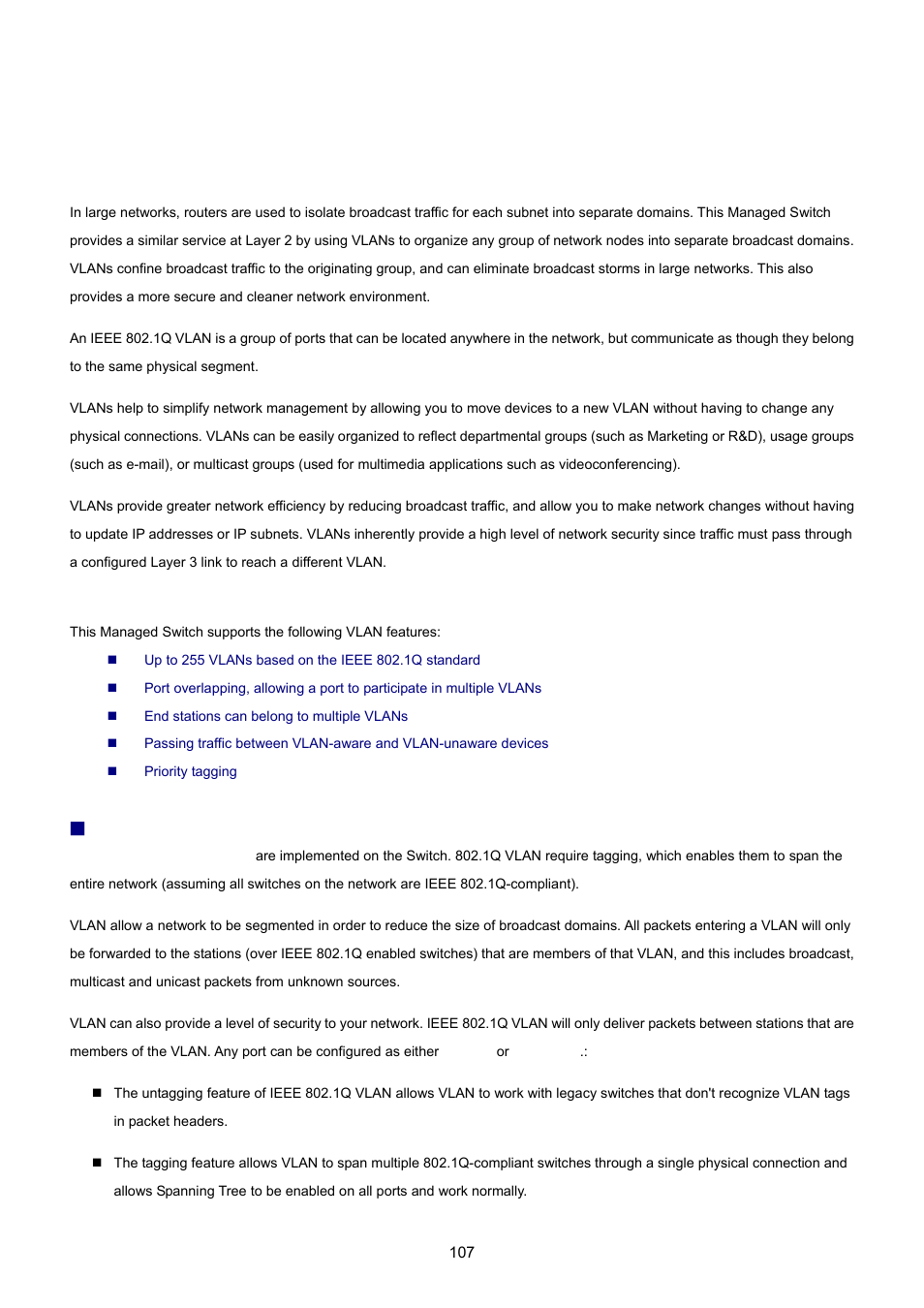 2 ieee 802.1q vlan | PLANET XGSW-28040 User Manual | Page 107 / 574