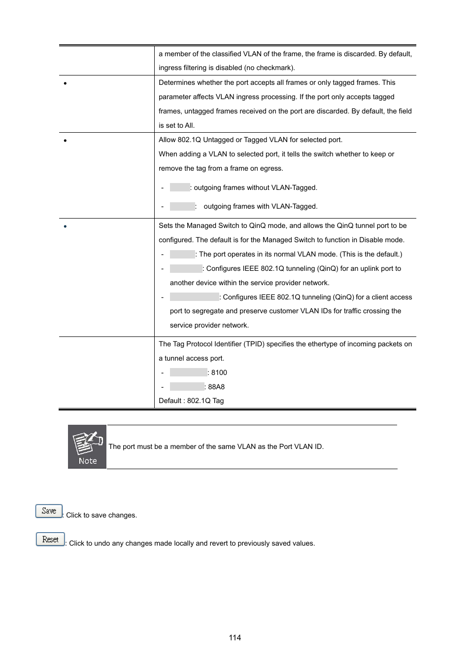 PLANET XGSW-28040 User Manual | Page 114 / 574