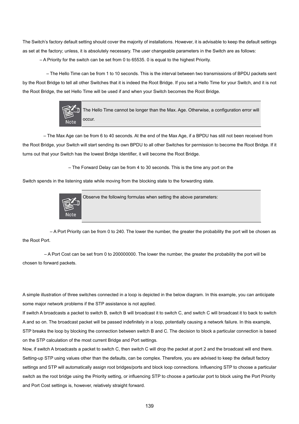 PLANET XGSW-28040 User Manual | Page 139 / 574