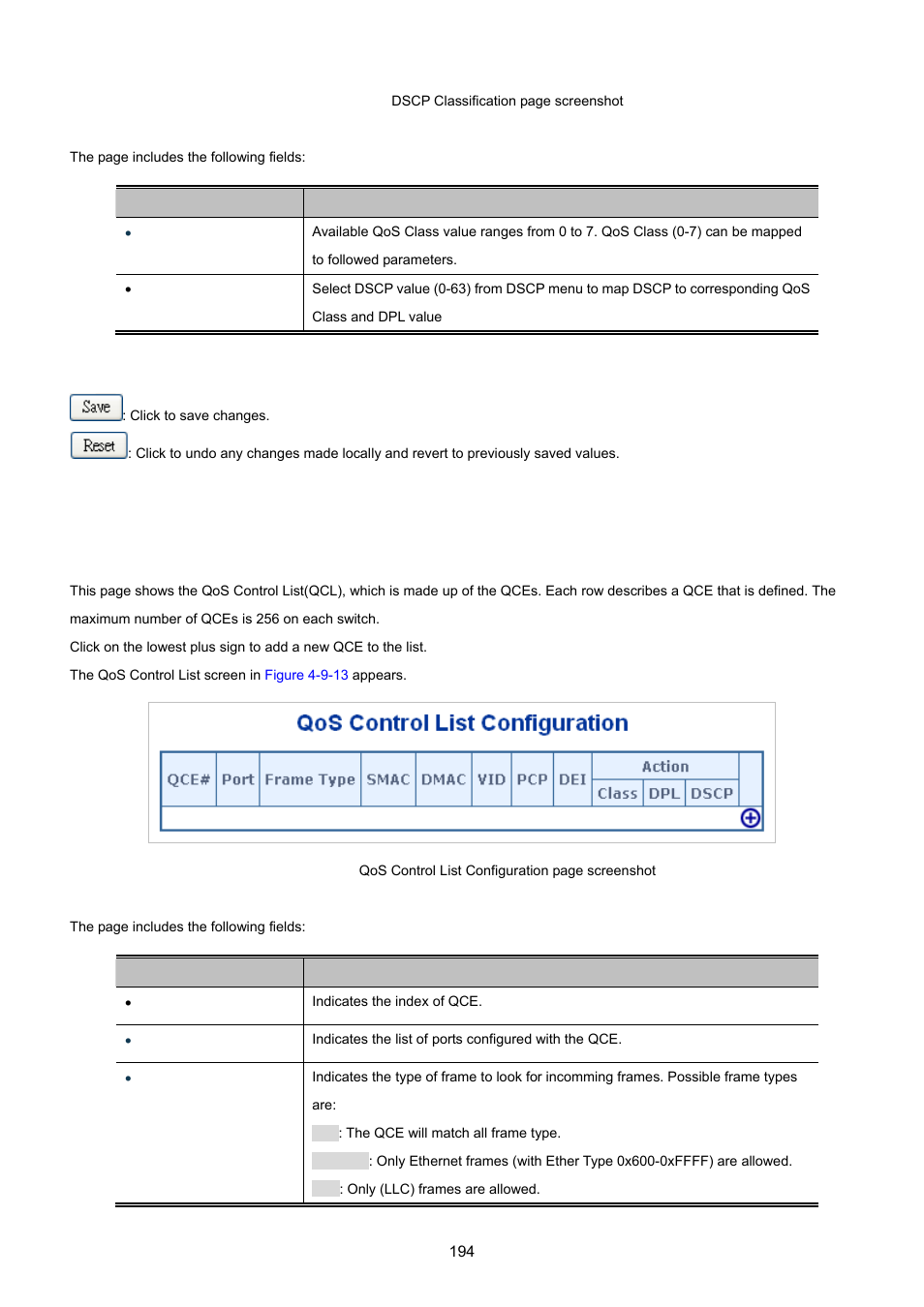 11 qos control list | PLANET XGSW-28040 User Manual | Page 194 / 574