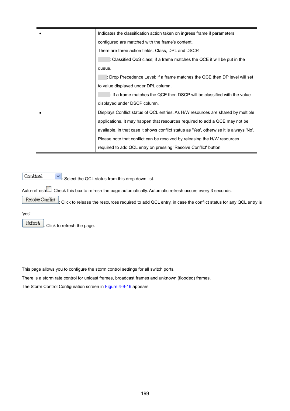 13 storm control configuration | PLANET XGSW-28040 User Manual | Page 199 / 574