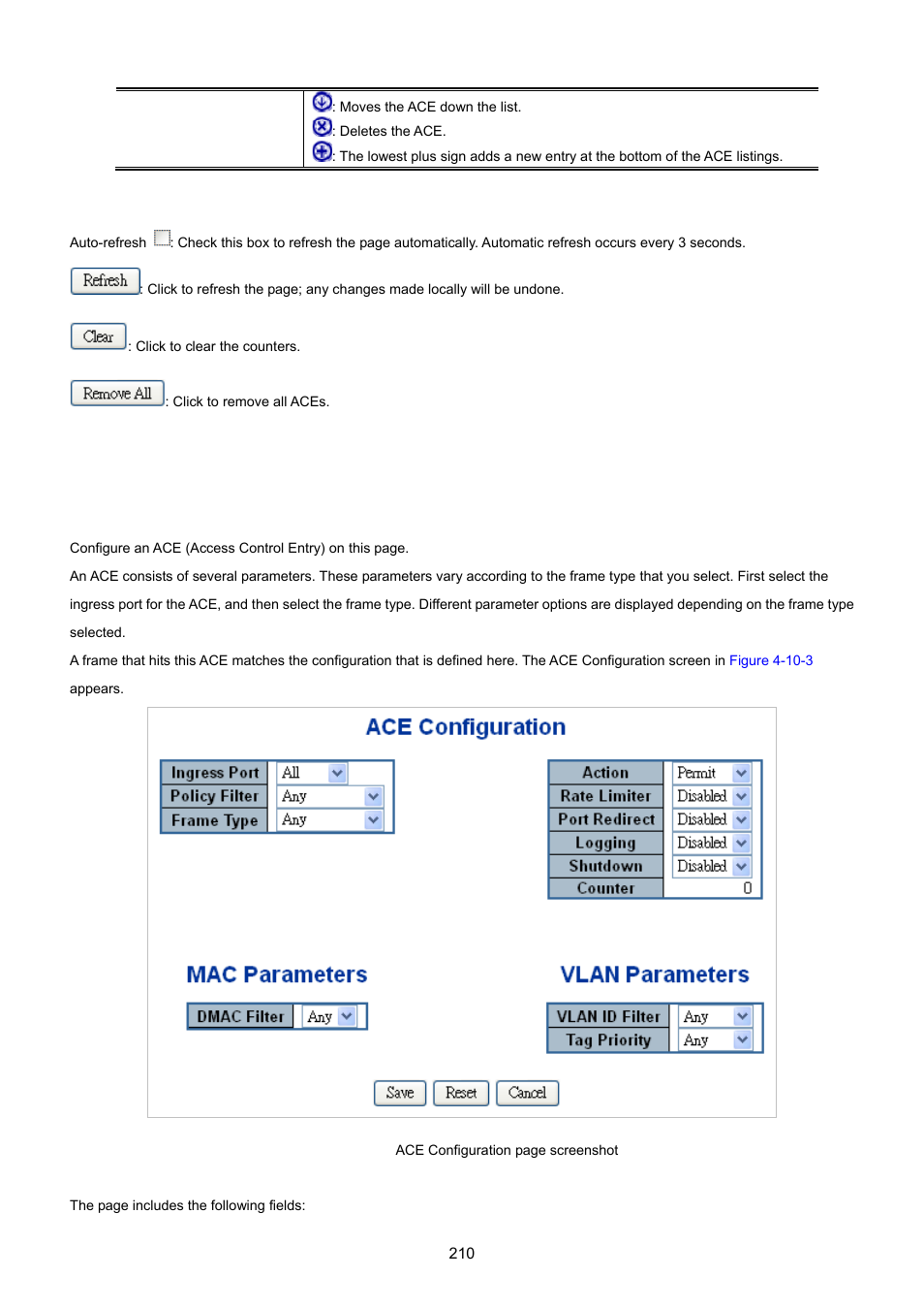 3 ace configuration | PLANET XGSW-28040 User Manual | Page 210 / 574