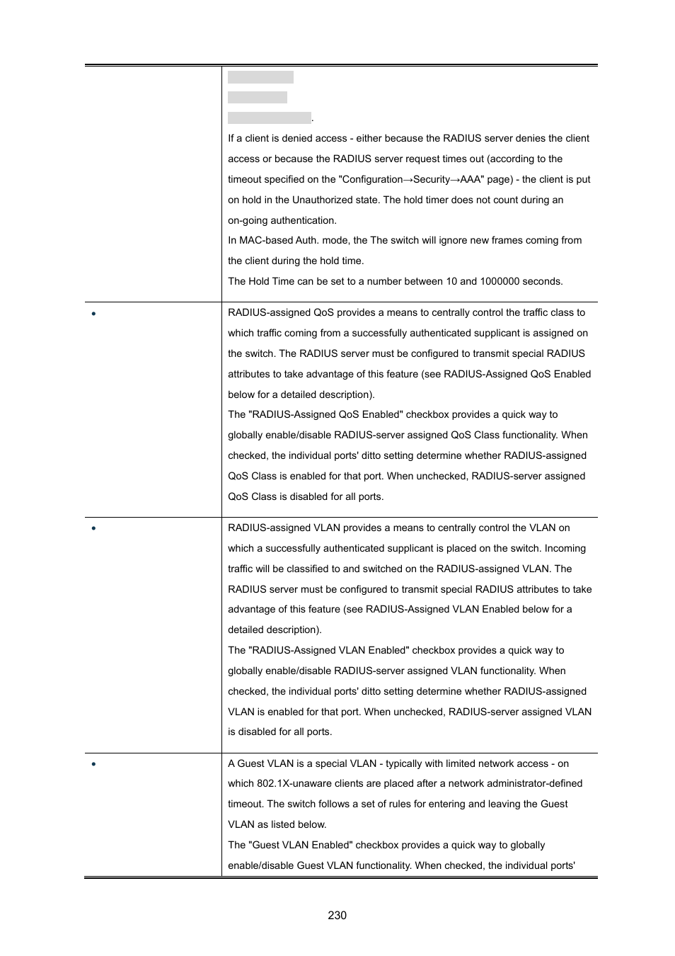 PLANET XGSW-28040 User Manual | Page 230 / 574