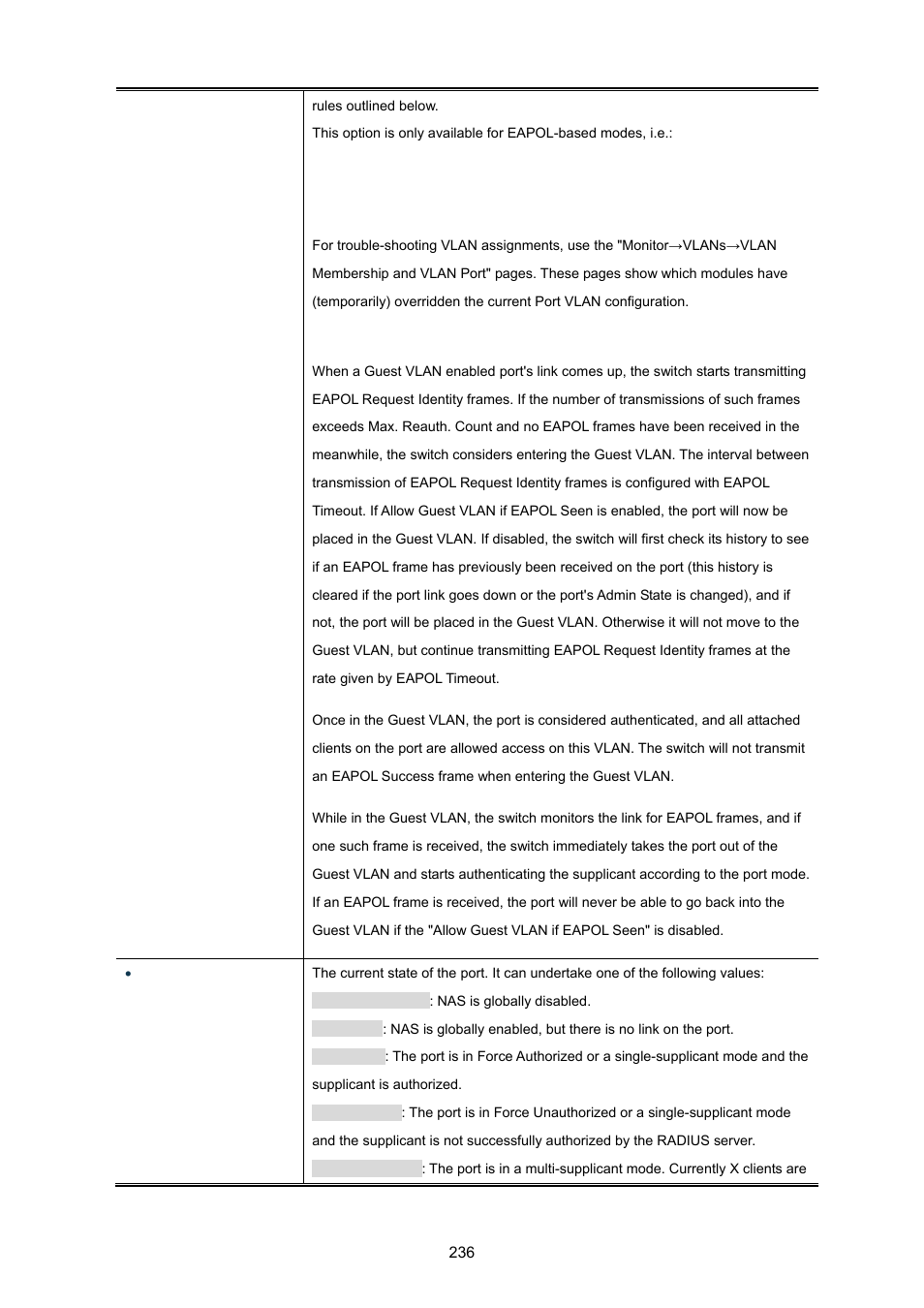 PLANET XGSW-28040 User Manual | Page 236 / 574