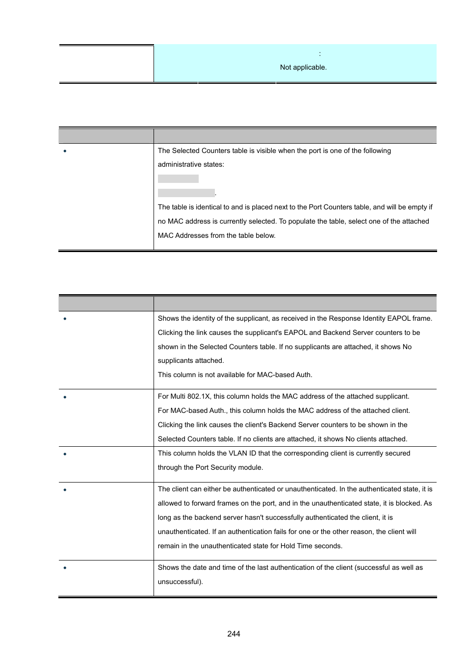 PLANET XGSW-28040 User Manual | Page 244 / 574