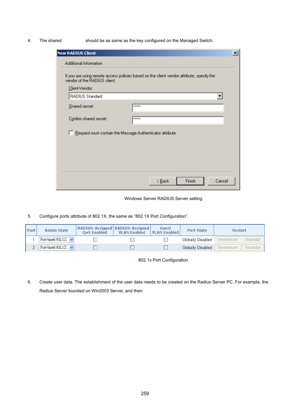 PLANET XGSW-28040 User Manual | Page 259 / 574