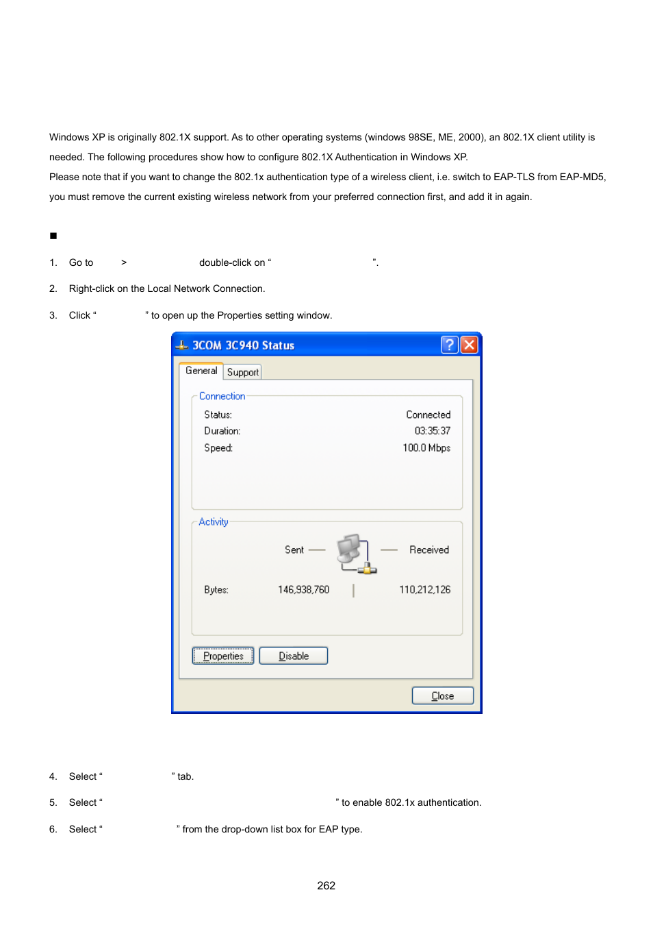 10 802.1x client configuration | PLANET XGSW-28040 User Manual | Page 262 / 574